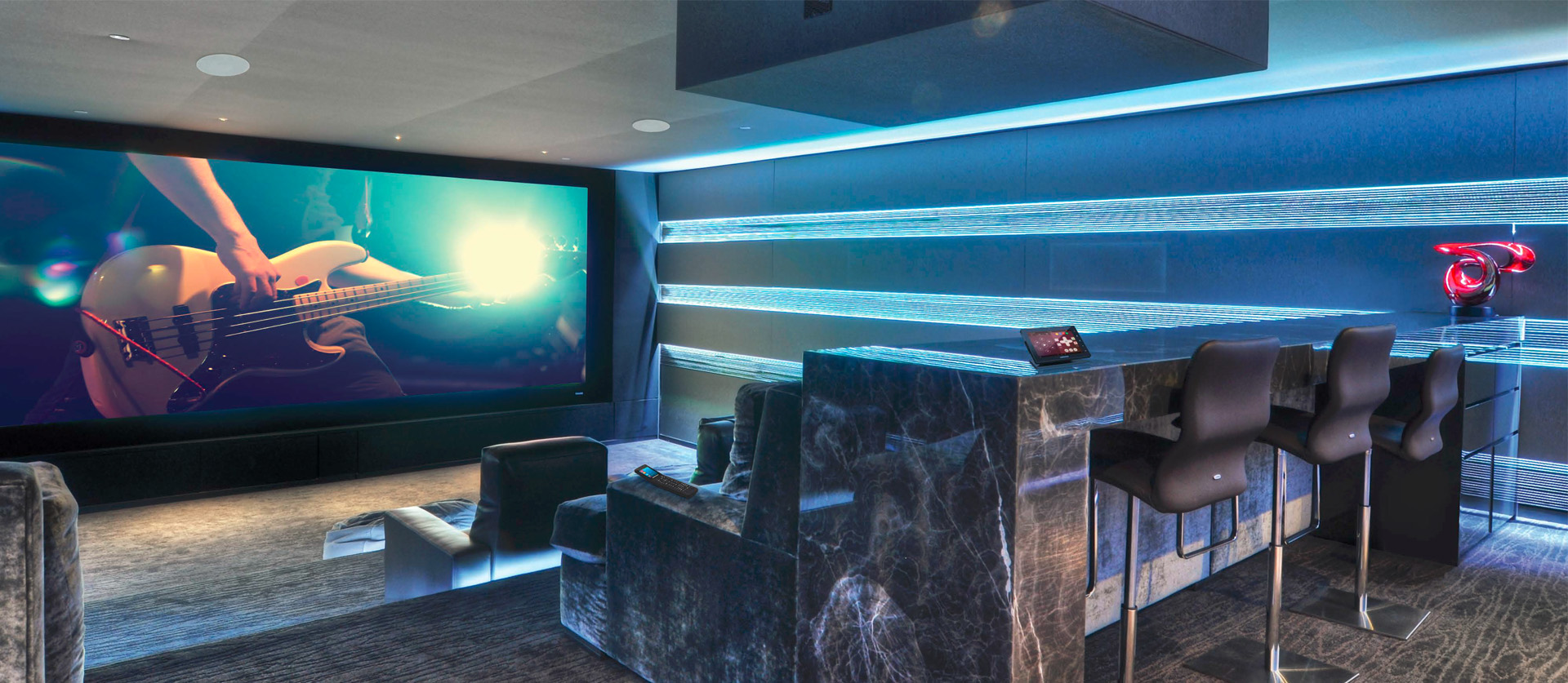 crestron sala cinema